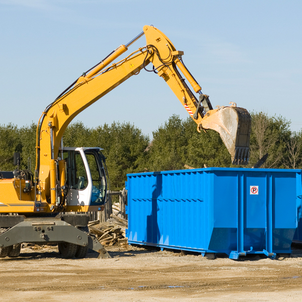 how many times can i have a residential dumpster rental emptied in Whitewater MO